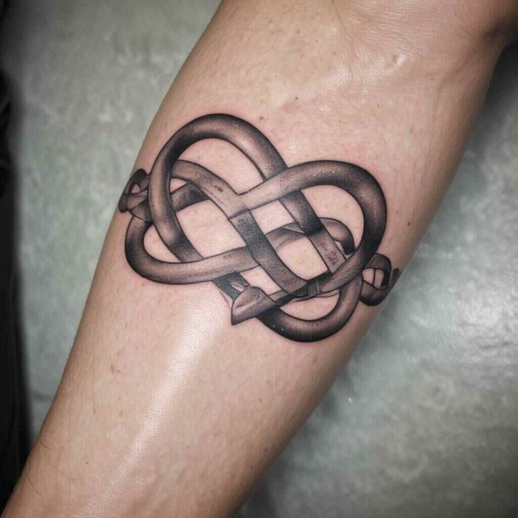 43 Alleviating Mental Health Tattoos That Rejuvenate One’s Faith In Life 6 Infinity Symbol with Heart tattoo